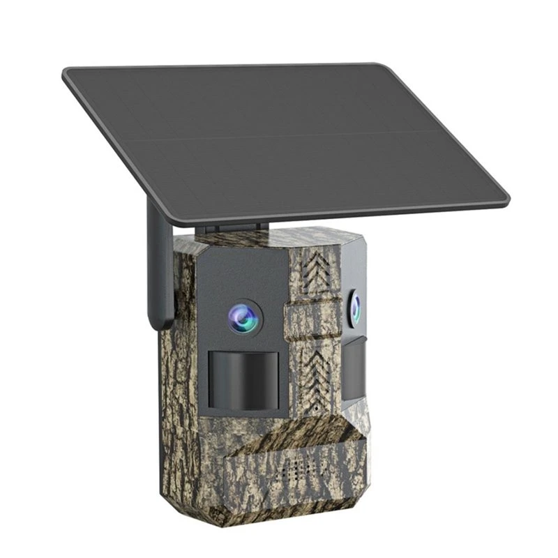 B04B-6MP 180° Ultra Wide View 4G Solar Trail Camera Solar Hunting Trail Camera 4G SIM Card Wildlife Camera EU Version