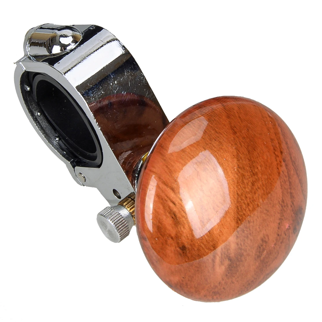 Wood Grain Universal Car Truck Front Steering Wheel Aid Handle Power Assister Spinner Knob Ball New