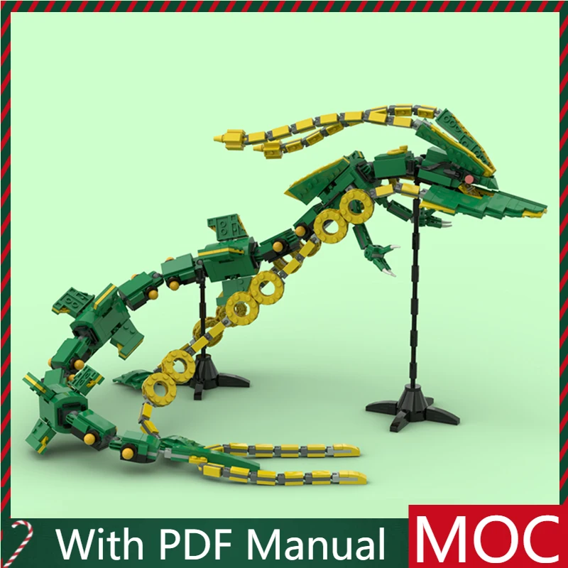 

1105 детали MOC Super Sky, модель летающего дракона, модульный набор «сделай сам», строительные блоки, детская сборка, дисплей, игрушки, фестиваль, подарок-сюрприз