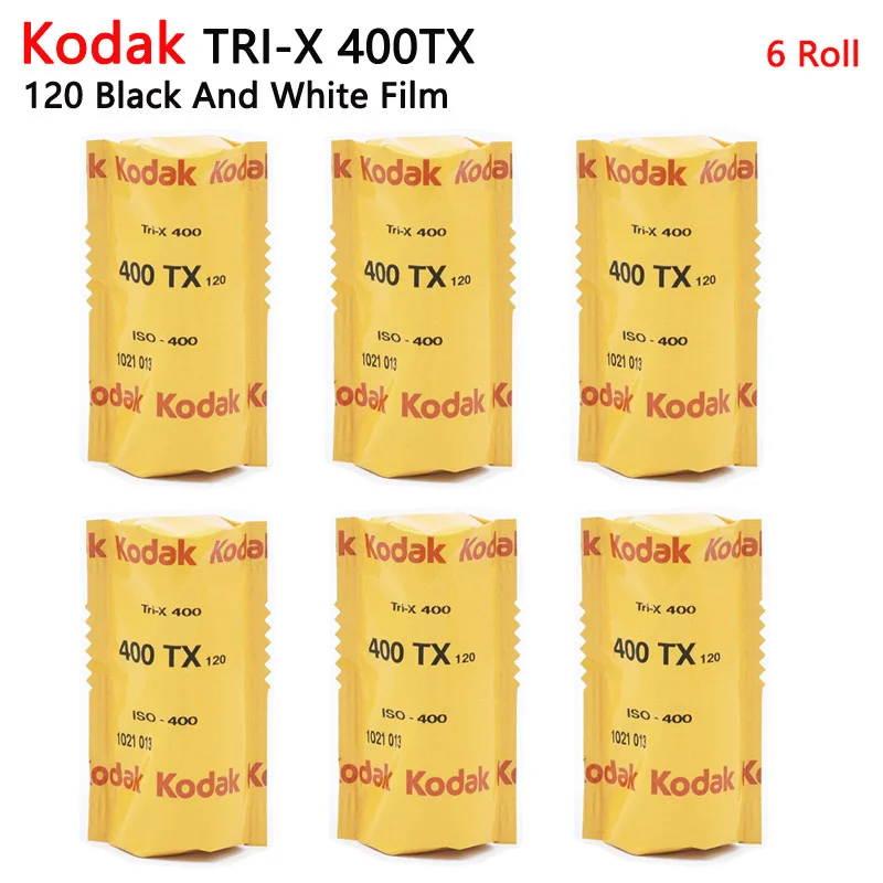 

Классика Kodak TRI-X 400TX Professional IOS 400 120 Черно-белая пленка Негативная пленка 1/2/5/6 рулонов (дата потовиде: 2026)