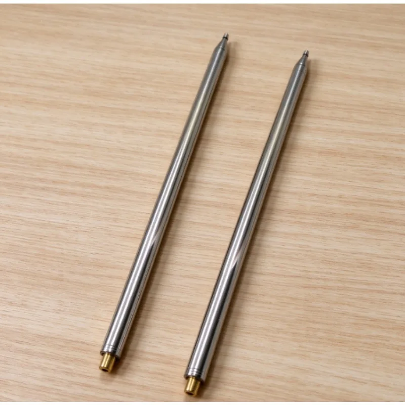 2Pcs 5.6 Meters 201 Stainless Steel Whip Antenna Pull Rod for HF Radio Positive V Antenna GP Antenna DIY M10