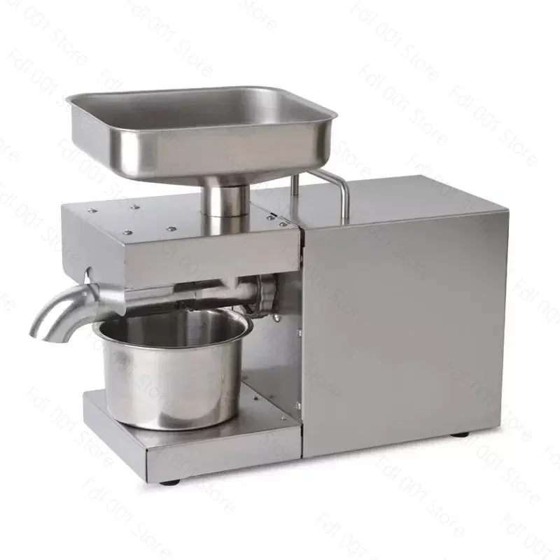 2026 Seed/Sesame/Rapeseed Kitchen Appliances Small Household Stainless Steel Oil Press Suitable for Squeezing Peanut/Sunflower