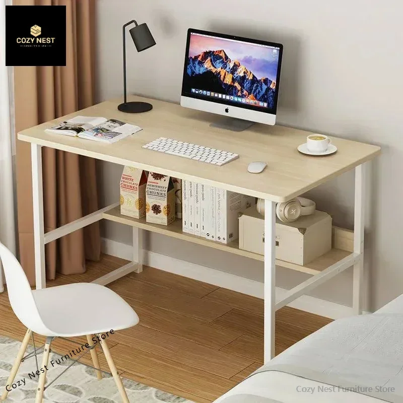 

Desk Bedroom Computer Desk Simple Desktop Computer Home Rectangular Rental Room Student Reading Desk