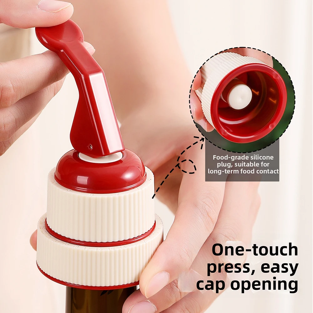 Time Record Wine Bottle Stopper Press-Type Wine Saver Pump Bottle Sealer Built-In Date Marker-Tracker Romantic Candlelights