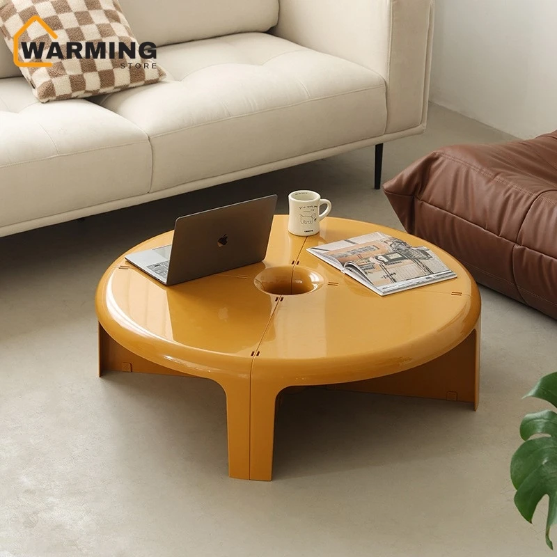 

Warming Nordic Ins Circular Coffee Table Designer Creative Small Coffee Table Can Be Split Spliced And Combined With Edge Tables