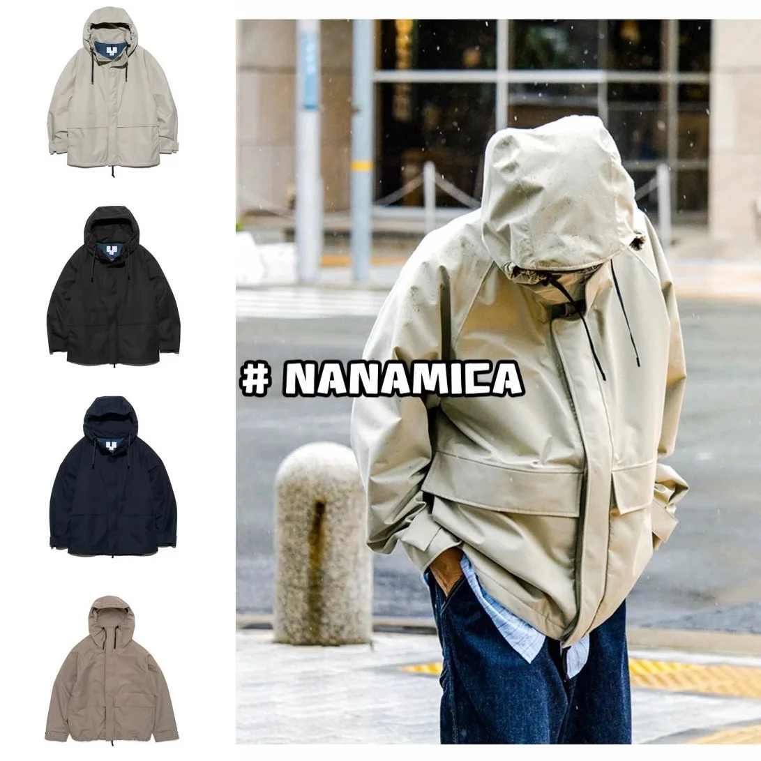 Cruiser 2L Soft  Windproof Waterproof Hoodie Jacket Loose Casual Jacket Men's and Women's Autumn Nanamica