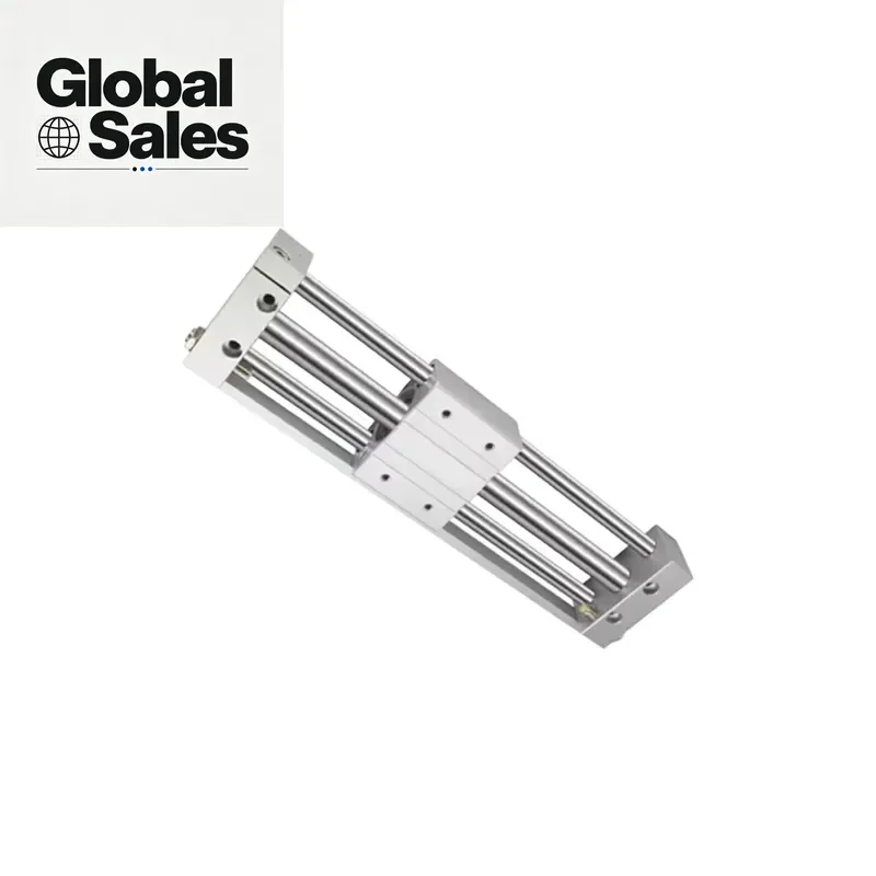 HCHATU CY1S Series Magnetic Coupled Guided Rodless Cylinder Aluminum Alloy Bore 6/10/15/20/25/32/40 Slide Bearing 1 Year