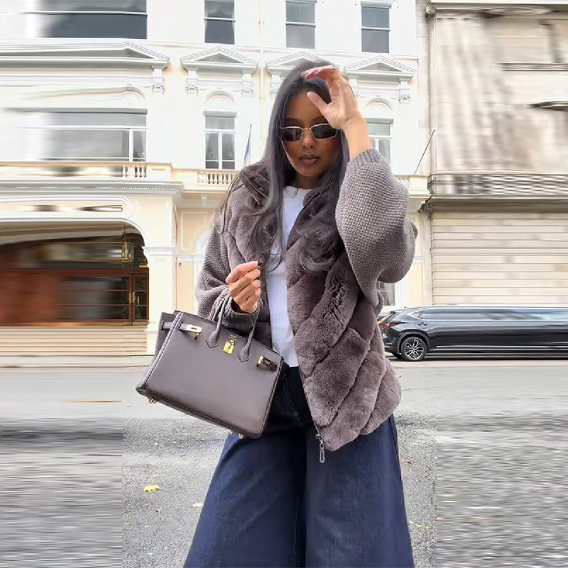 معطف عصري أنيق للخريف سترة نسائية عصرية متواضعة كاجوال أنيقة ودافئة أنيقة للحفلات ملابس الشارع للسيدات