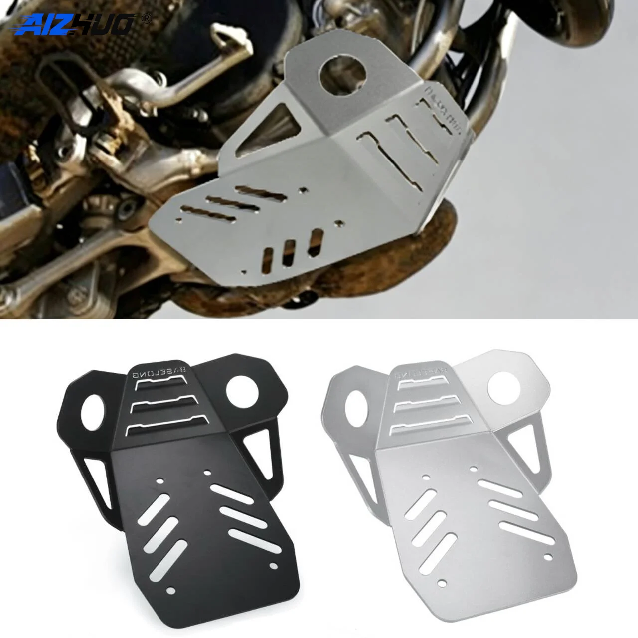 For Kawasaki KLX 125 150 D-TRACKER 125 2010 - 2016 KLX 150BF 2017 2018 Under Engine Cover Skid Plate Bash Frame Guard Protection