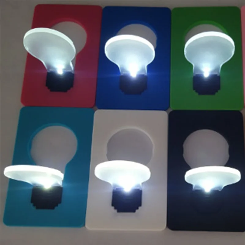 

AT19-Multi-Pack Of 8 Pocket Card Lamps, Mini USB LED Night Lights, Energy-Saving For Bedroom Use