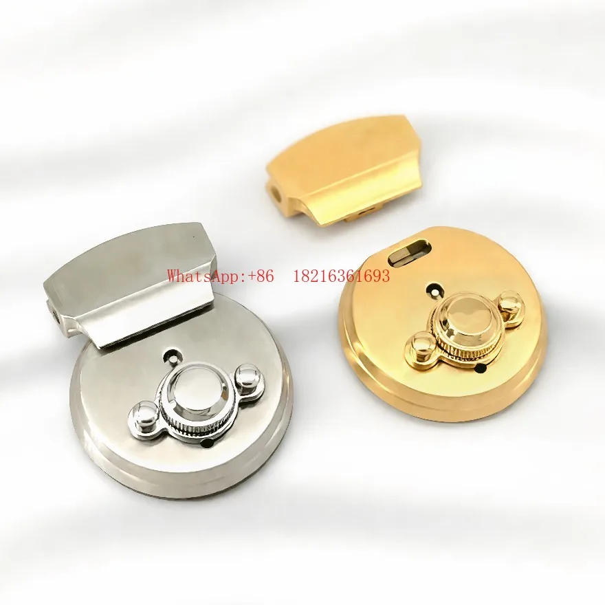 DIY Handmade Leather Goods, Luggage Hardware Accessories, Stainless Steel Locks, Briefcase Brushed Lock Accessories