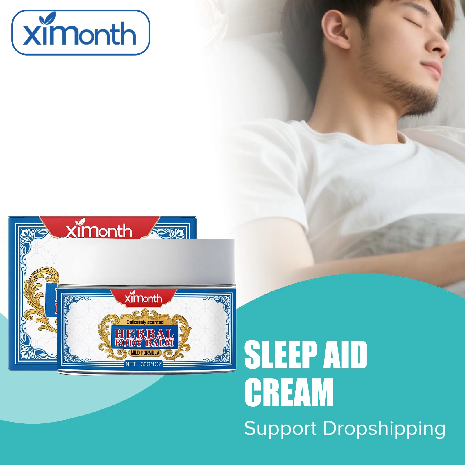 

Мазь от бессонницы, успокаивает настроение, улучшает качество сна, уменьшает стресс, тревогу, глубокий засып, релаксация, массаж тела, крем для сна