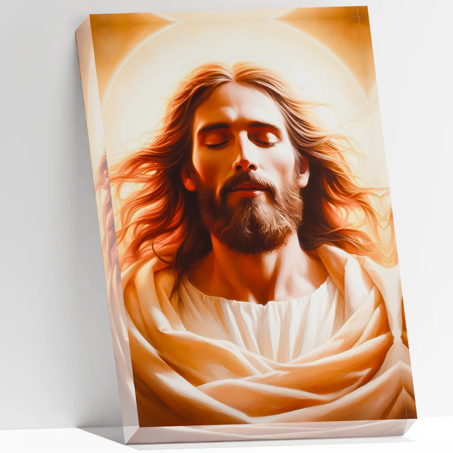 

Jesus Portrait Christ Acrylic Block, Inspirational Christian Gifts for Women, Get Well Soon | Ideal for Christmas, Easter,Prayer