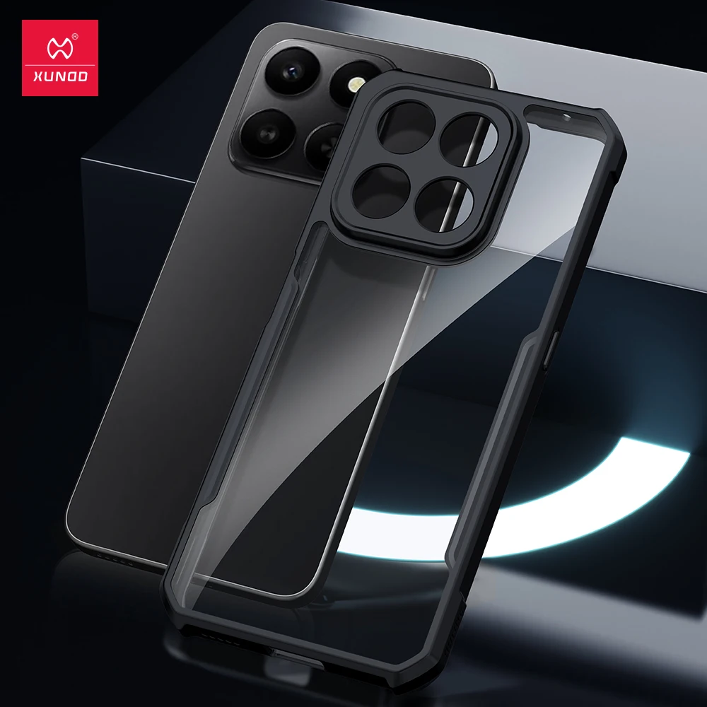 

Чехол Xundd для Honor X7D, противоударный корпус с подушкой безопасности, защита камеры, ТПУ + акриловая тонкая и мягкая задняя ультрапрозрачная крышка