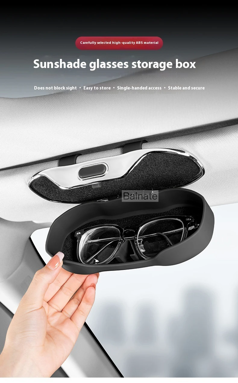 Tragbare Auto-Sonnenbrillenhalterung für Geely Galaxy EX2 EX5 EX5EM-i 2025 2026, Etui Brillenhalter Clip Box Auto-Brillenhalter – Detail 1