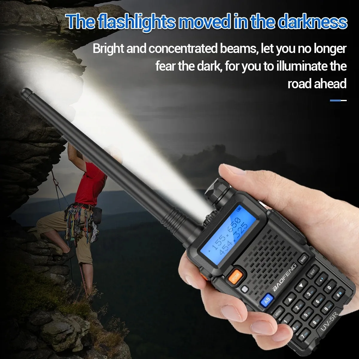 Baofeng UV-5R اسلكية تخاطب مجموعة 5 واط 8 واط Vhf Uhf راديو FM ثنائي النطاق هام اتجاهين راديو يده اختياري الملحقات في الهواء الطلق