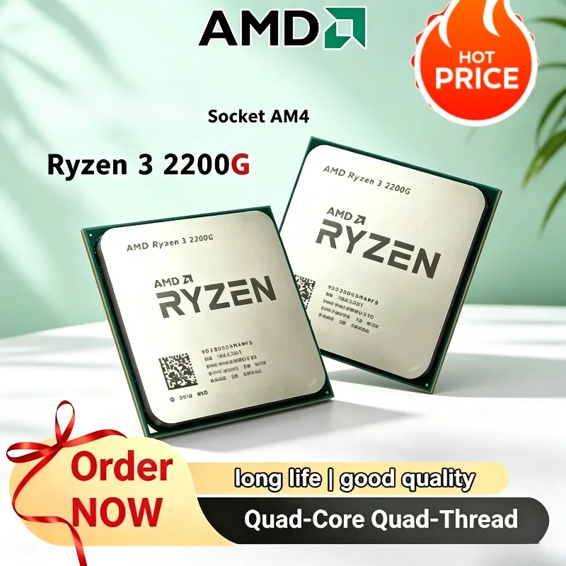 CPU Quad-Core Quad-Thread Zen 0.014 GHz 3.5 Usado 2200G R3 2200G Ryzen 3 AMD Nuevo 100% Socket AM4 Gran Oferta YD2200C5M4MFB