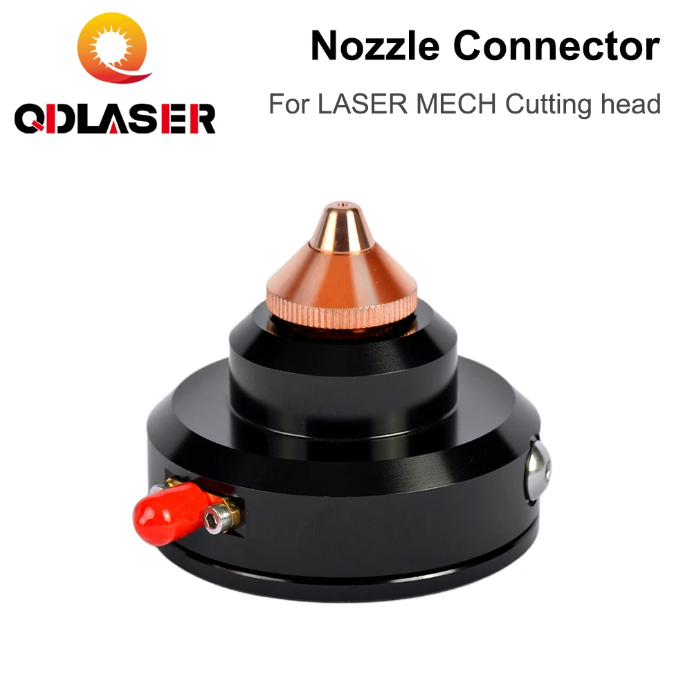 

QDLASER Laser Cutting Head Nozzle Connector Dia. 20mm for Lasermech Cutting Head Shielded Tip Sensor