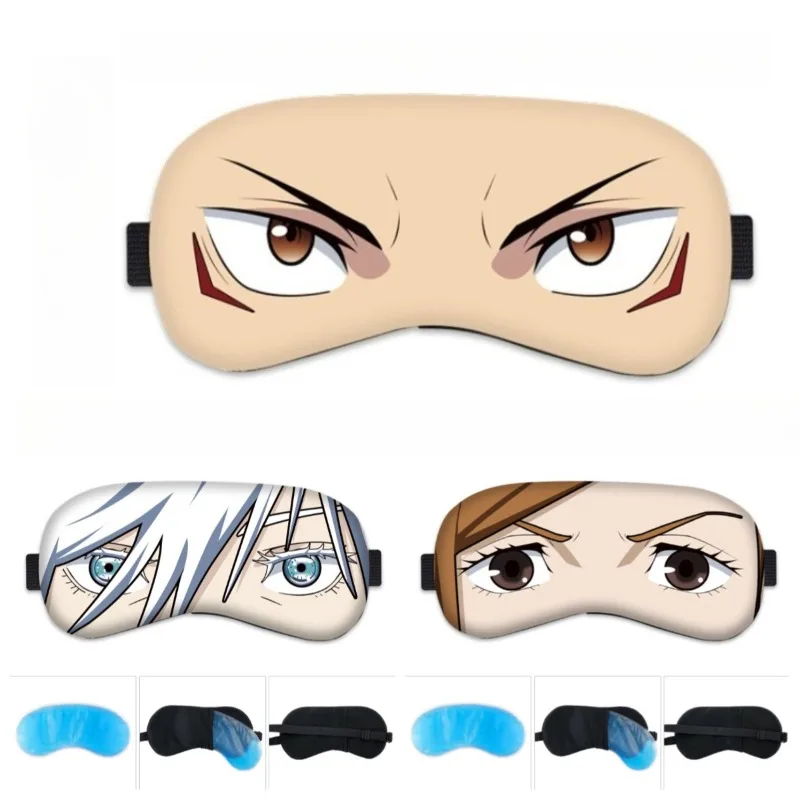 

Cartoon Anime Jujutsu Kaisen Series Eye Mask Cute Character Creativity Personality HD Printing Light-blocking Sleep Mask