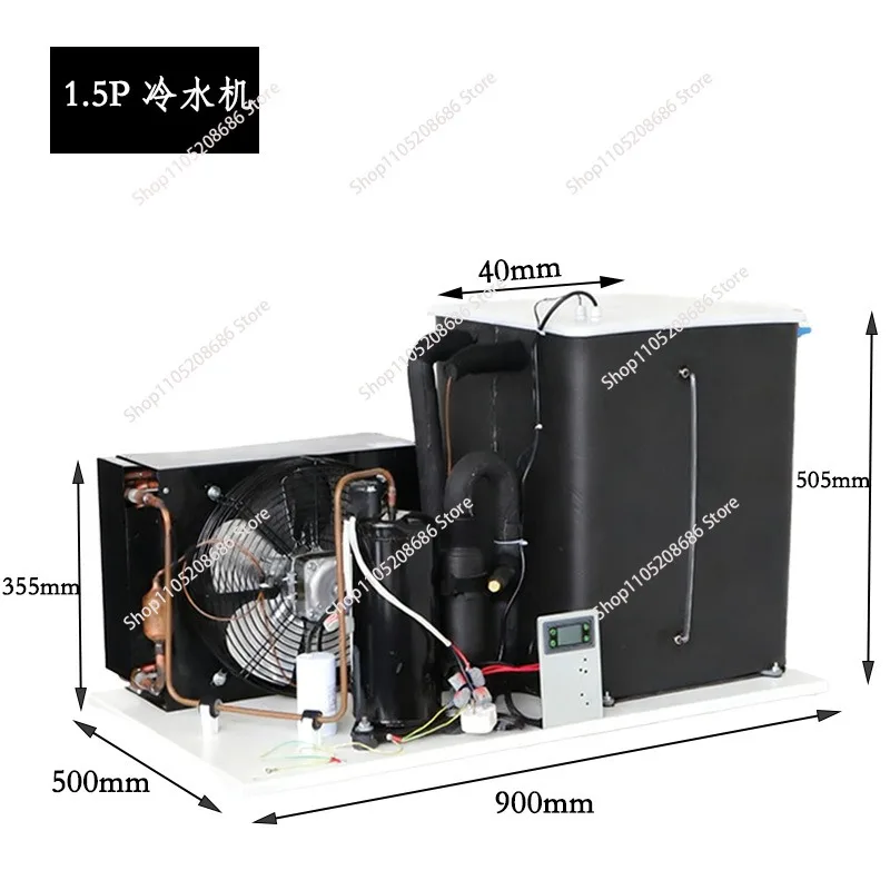 1.5P 220V water chiller heat exchange group test water chiller