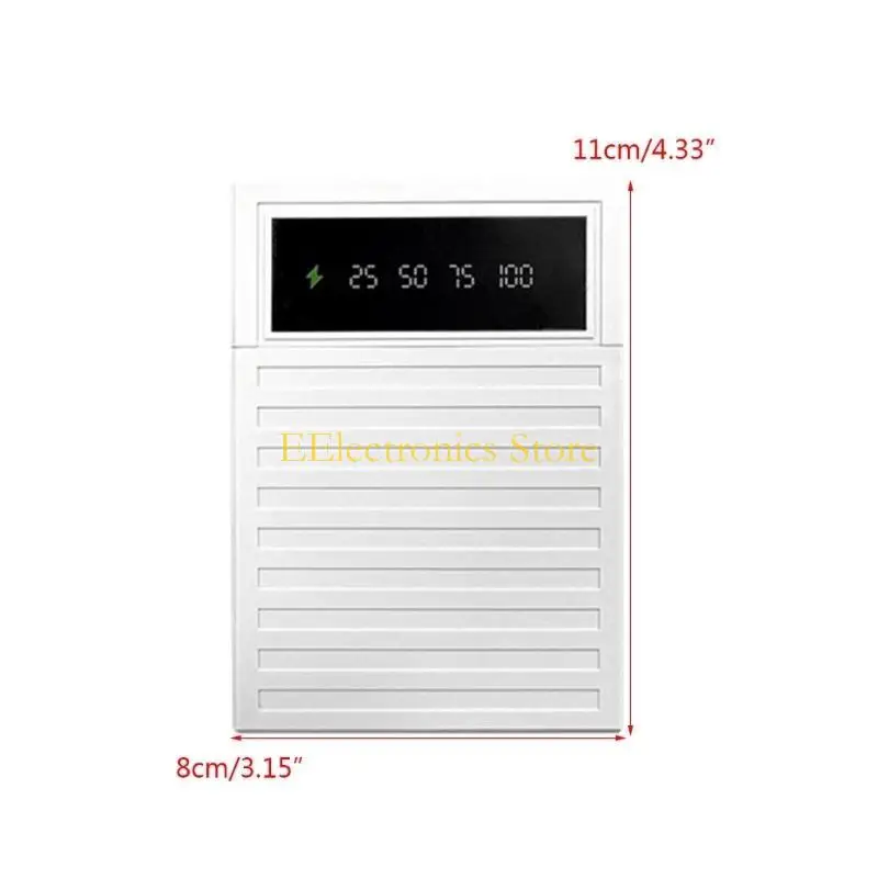 B03C 4x18650 Battery Holder Shells Power Bank Case Plastic Shells Faster Charge Power bank Shells Protectors DIY Charger Box