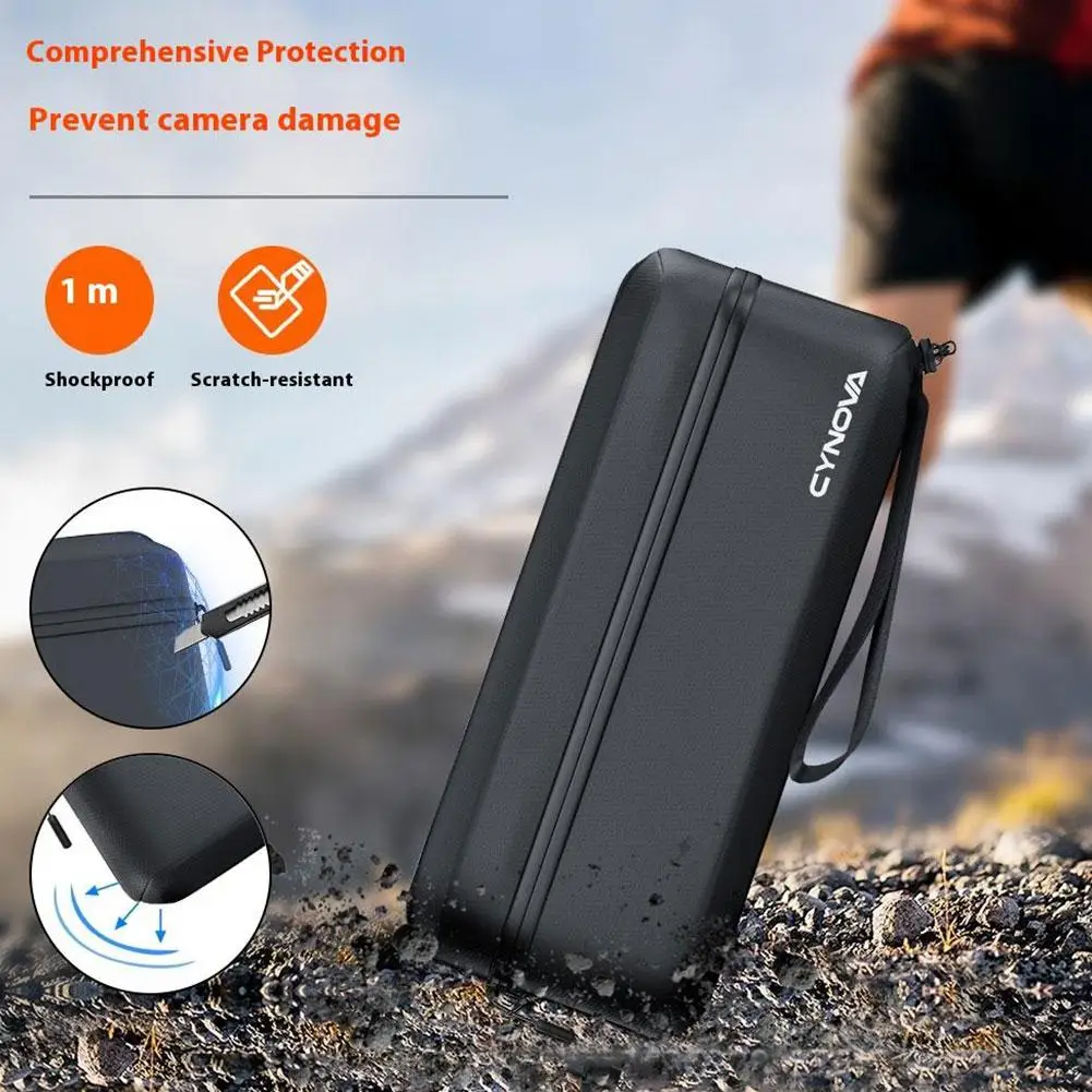 Insta360 X5 الكل في واحد حقيبة التخزين المحمولة المحمولة مقاوم للماء مقاومة للخدش للصدمات حقيبة كاميرا بانورامية للخارجية #5