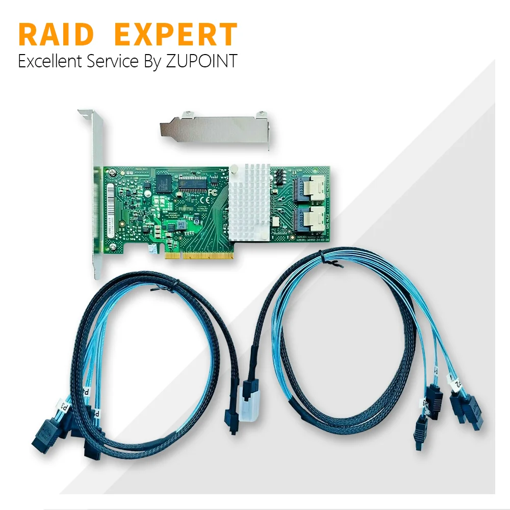 

D2607-A21 = LSI 9211-8i RAID Controller Card SAS FW:P20 IT Mode PCIe Expander Card For ZFS FreeNAS unRAID + 2*SFF8087 SATA Cable