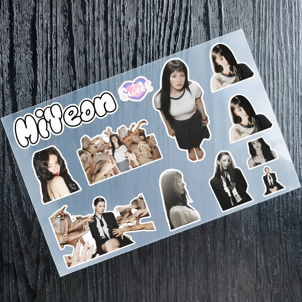 Kpop Idle Miyeon Stickers Auto Body Bumper Windows Motorcycle Laptop Walls Vinyl Decal Car Tuning Accessories