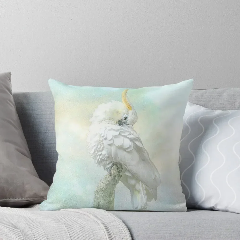 Sulphur crested cockatoo Throw Pillow Christmas Cushion For Home Pillow Cases Christmas Pillows pillow