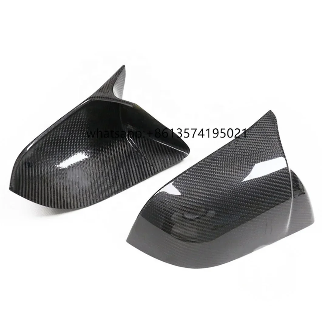 

TReal Carbon Fiber Side Mirror Cover Rearview Mirror Cover For Model 3 Y 2016 2024 Auto Exterior Accessories