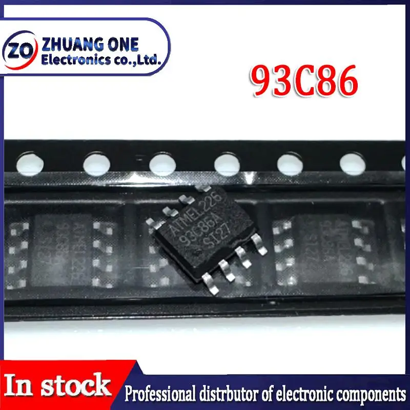 10pcs/lot Brand New & Original AT93C86A-10SI-2.7 93C86A SI27 Sop-8