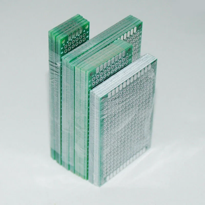 20pcs PCB ProtoBoard Circuit Board Stripboard 2X8 3X7 4X6 5X7 5pcs Double Side Prototype- Diy Printed Circuit Board