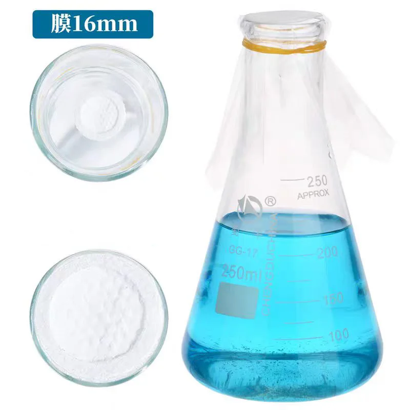 Bkmam Laboratory Erlenmeyer Flask Sealing Film, High Temperature Resistant Sterile Membrane, 500 Sheets/Box