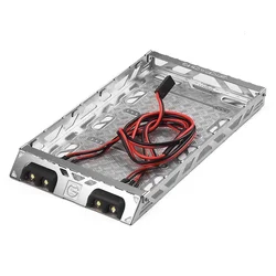 RC 1:18 stainless steel roof luggage rack T model TRX4M SCX24 simulation decoration remote control car RC accessories G180T