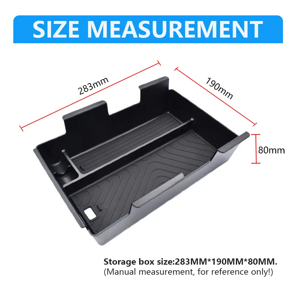 

For Honda Prologue/Acura ZDX 2024 2025 Center Console Armrest Storage Box Accessories Car Storage Case Organizer Tidying Tray