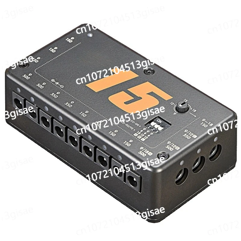 ISP15 Power Supply for Guitar Pedal,15 Fully Isolated Outputs Low Noise, DC 9V/12V/18V,150-500mah Effect Pedal Power