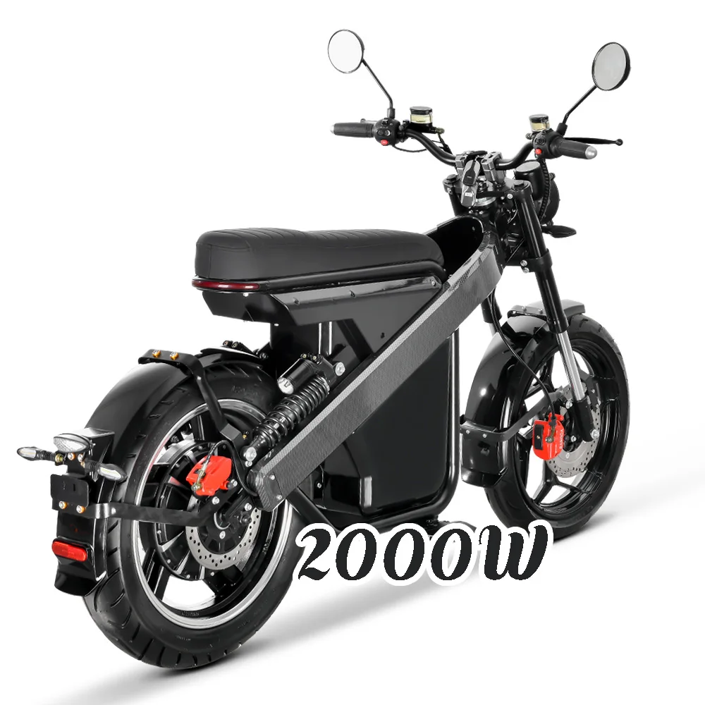 

STLF Fashion 2024 New Design Aluminum Wheels 60v 2000w 40km Hydraulic Disc Brake Fat Tire Electric City Bike
