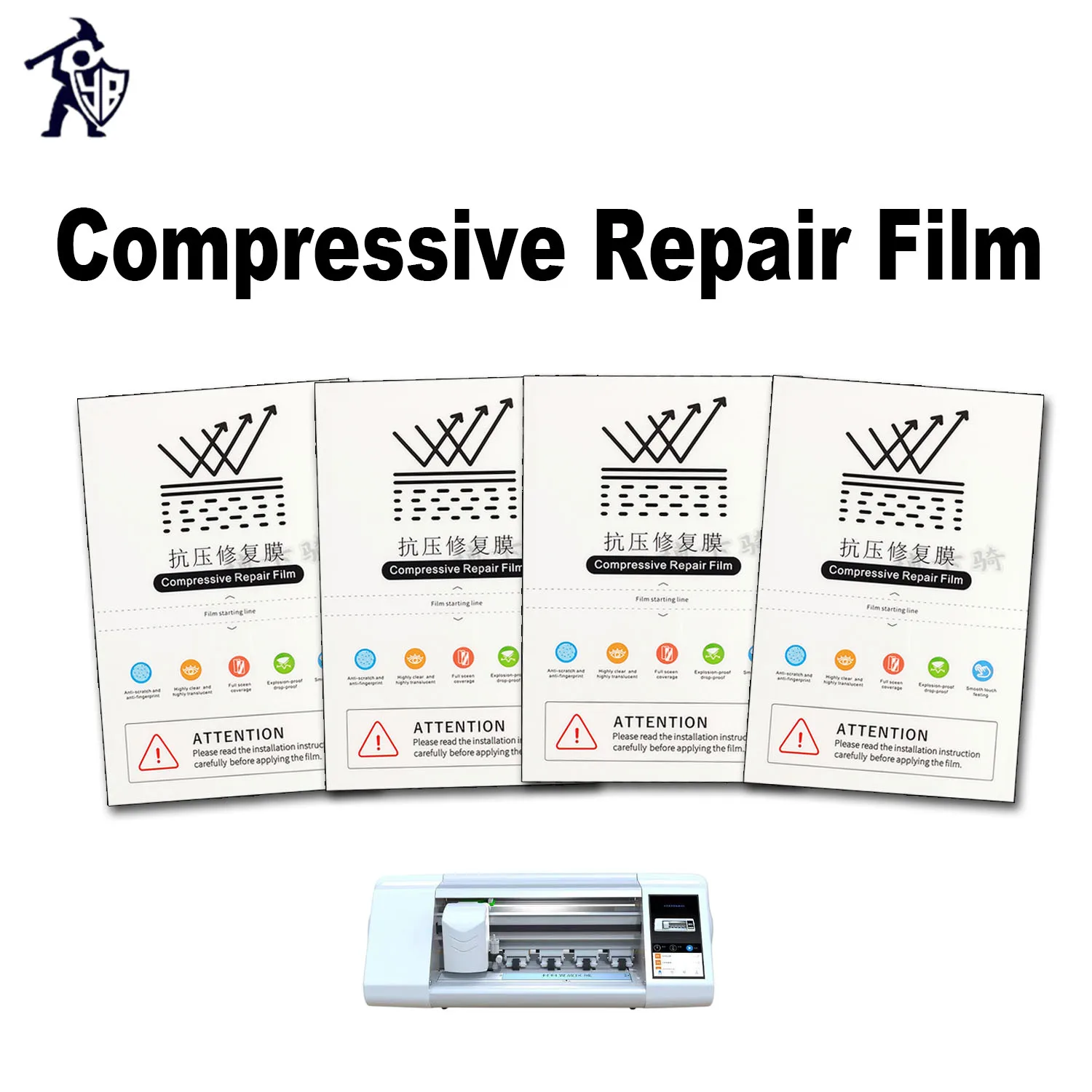 50pcs HD Anti-scratch Compression Repair EPU Hydrogel Film For Mobile Phone Screen Protector Plotter For Cutter Machine