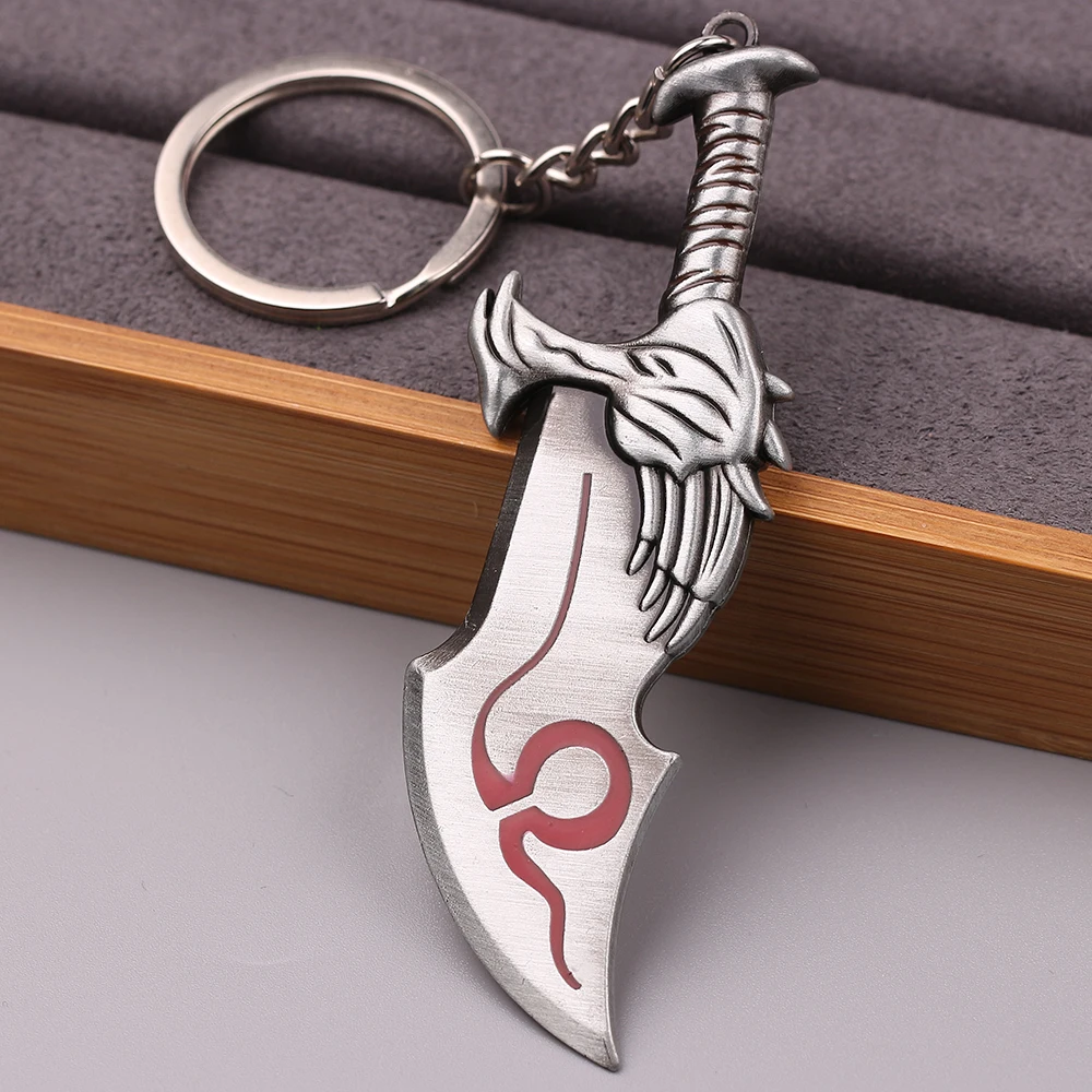 God of War 4 Kratos Sword Keychain Pendant Keyring Jewelry Men And Women Car key chain Accessories view 6