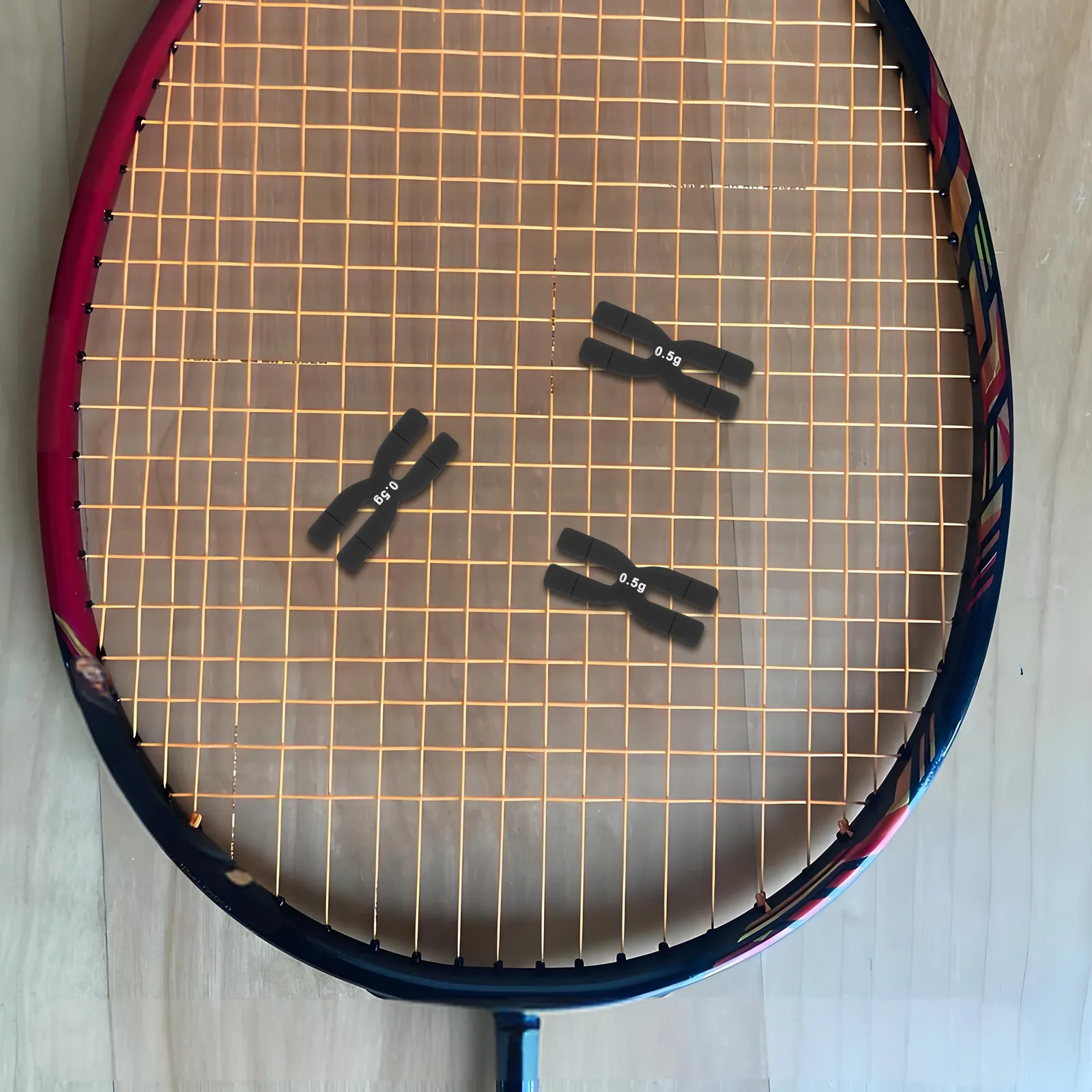 

Набор из 4 силиконовых утяжелителей для бадминтонных ракеток, H-образная конструкция для регулировки баланса, профессиональное использование, утяжелители для балансировки ракеток