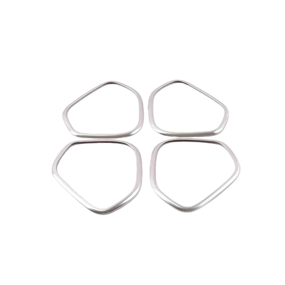 Car Audio Upgrade Door Speaker Trim Car Door Audio Trim Stainless Steel Material Polished Finish Easy Installation Precision Fit
