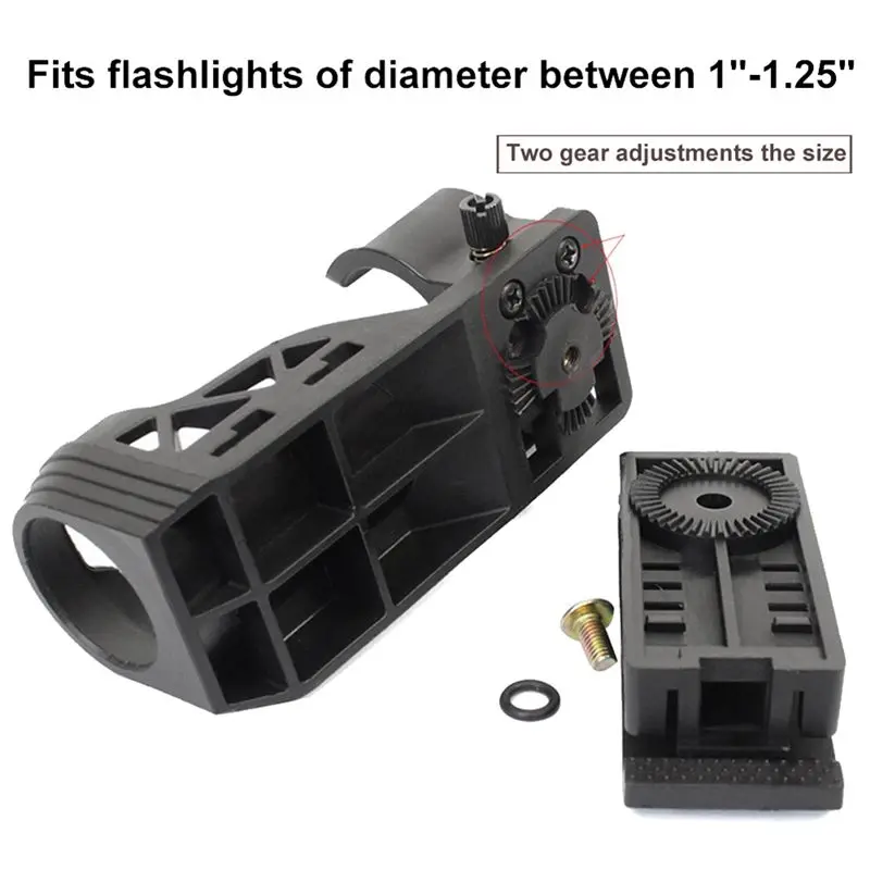 A12E-Baton Holder 360 Degree Rotating Baton Holster Expandable Baton Open Top Spray Case Flashlight Tool Pouch For Duty Belt