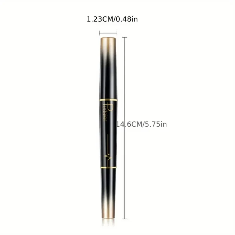ลิปสติกสองหัวสีด้าน 1 ชิ้นและลิปไลเนอร์ - ผิวด้าน ปลายแม่นยำ นุ่มลื่น ถ้วยไม่ติด ของขวัญคริสต์มาสที่สมบูรณ์แบบ