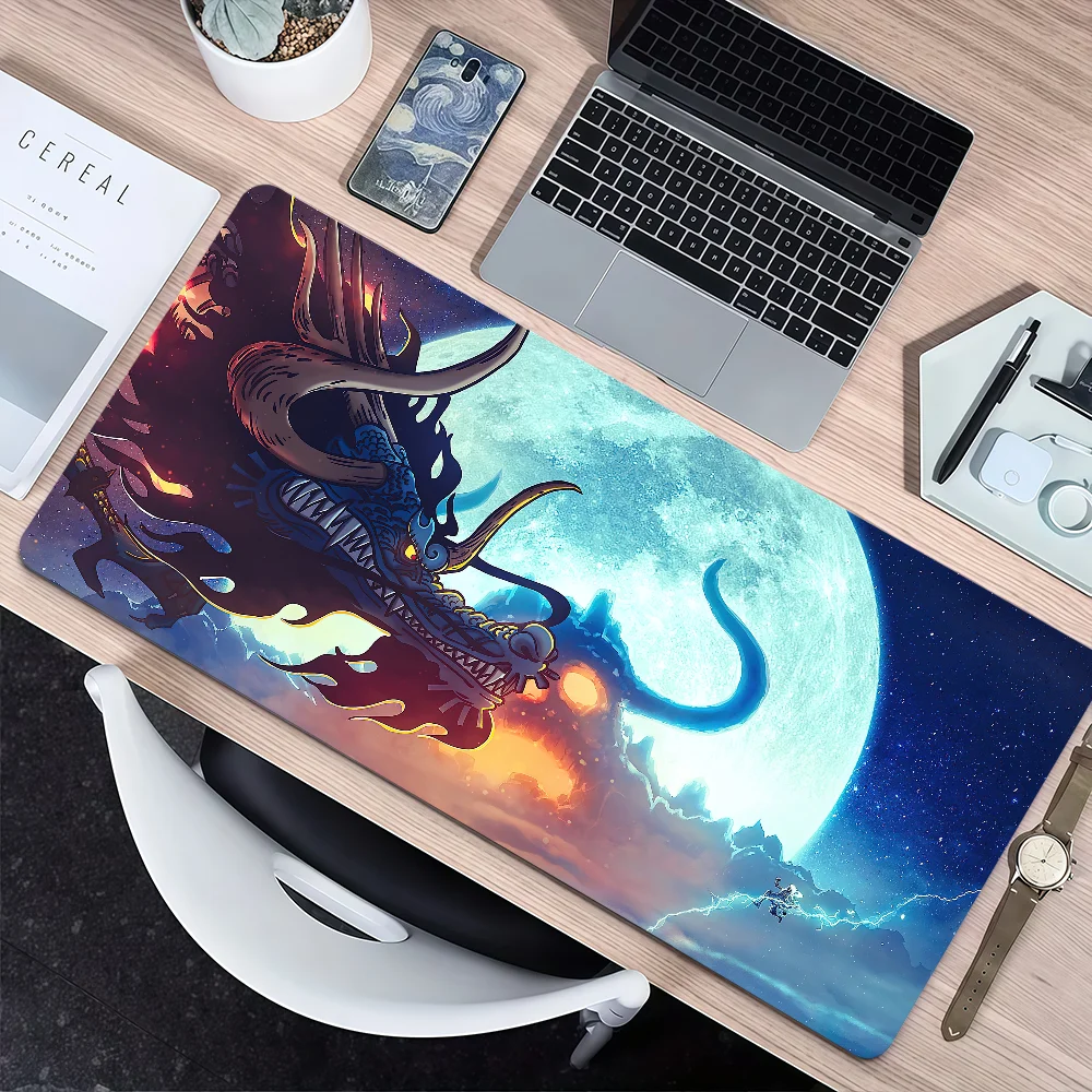 Luffy O-ONE PIECE Anime Mouse Pad Non-slip Thickened MousePad Large Writing Lockedge Gaming Cushion Office Student