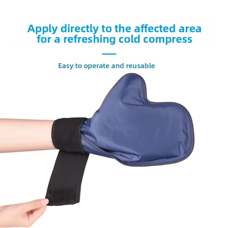 Guanti e Calzini Refrigeranti, Impacco Freddo per Chemioterapia, Sollievo da Gonfiore e Dolore, Impacco di Ghiaccio Riutilizzabile per Terapia del Freddo, Cuscinetto Refrigerante Morbido per Mani e Piedi