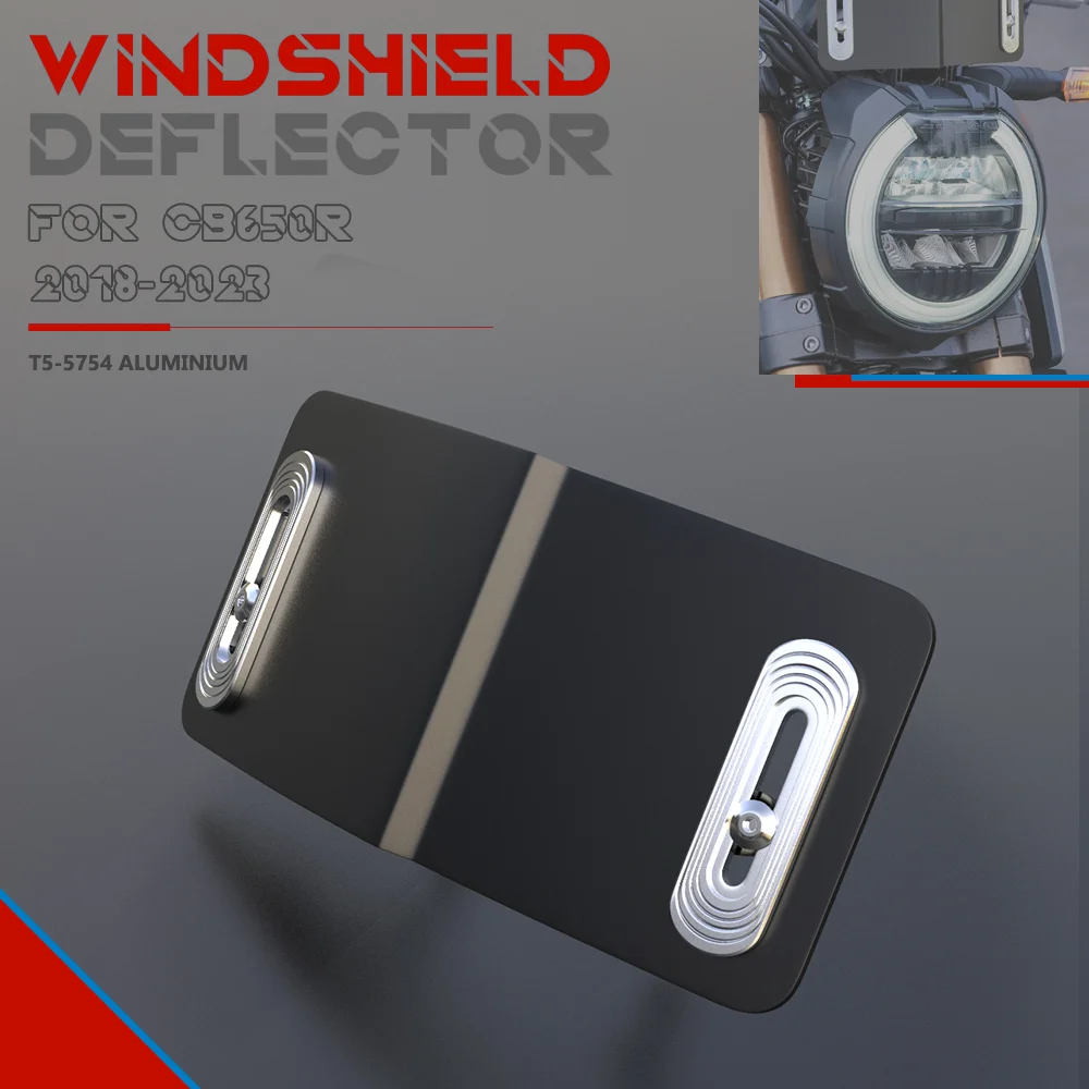 

Windshield For HONDA CB650R 2018 2019 2020 2021 2022 2023 Windscreen Fairing Wind Deflector Protector Windscreen Accessories Kit