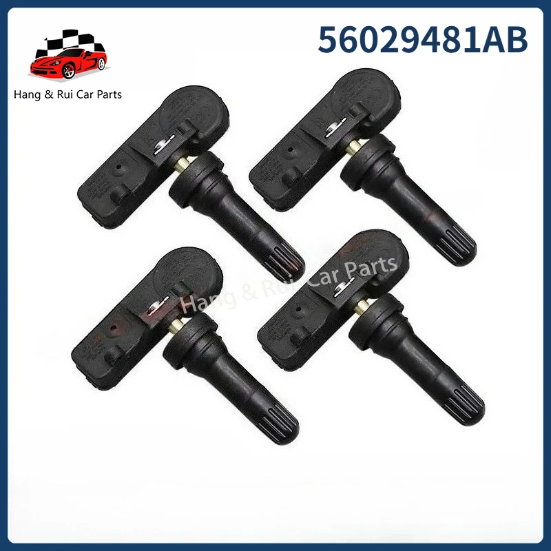 56029481AB 4PCS 433MHZ TPMS Sensor Tire Pressure Sensor For Jeep Compass 2006-2017 Grand Cherokee 2004-2010 Patriot 2014-2017