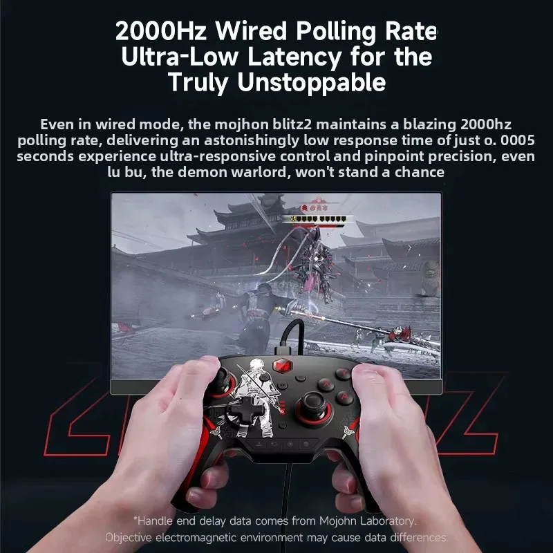 وحدة تحكم الألعاب اللاسلكية BIGBIGWON Blitz 2 TMR، لوحة ألعاب، 2000 هرتز، 1000 مللي أمبير في الساعة، بلوتوث ستار فلاش للعبة البخار NS PC، PUBG.APEX.