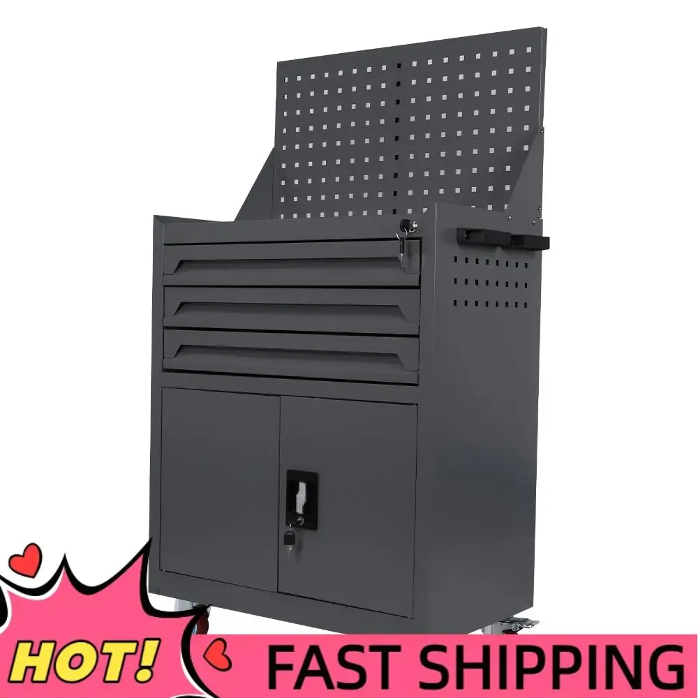

Rolling Tool Chest with Drawers Tool Box Organizer Auto Repair Tool Cart for Workshop Warehouse Garage