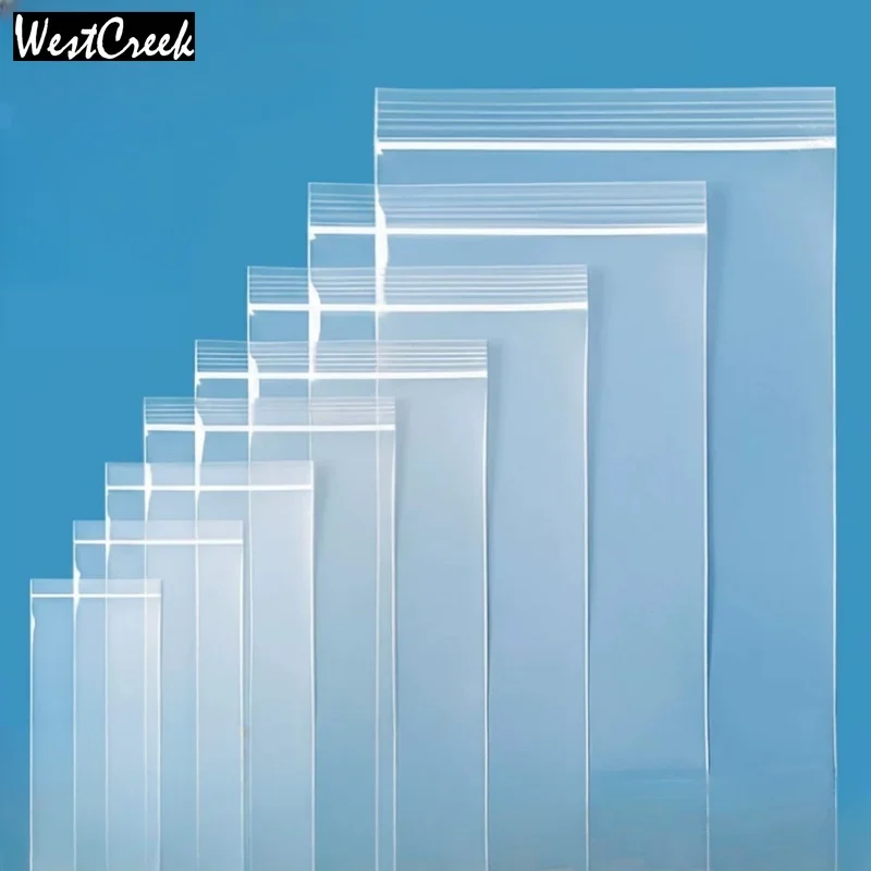 WESTCREEK PE Thickened Zip Lock Bags For Lab Sample Cement Soil Hair Testing Sealed Storage Pouches